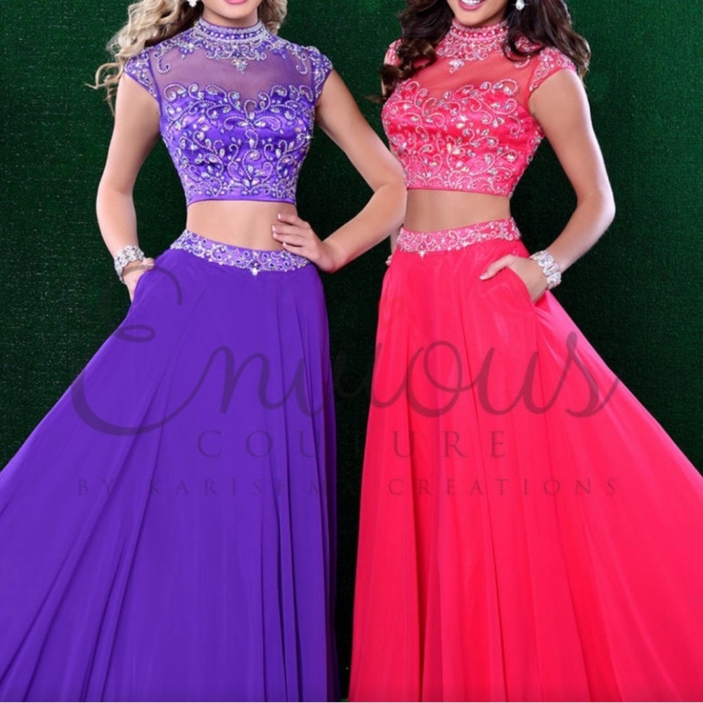 Envious Coutour by Karishma Rhinestone and Beaded Dress
